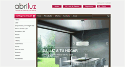 Desktop Screenshot of abriluz.com
